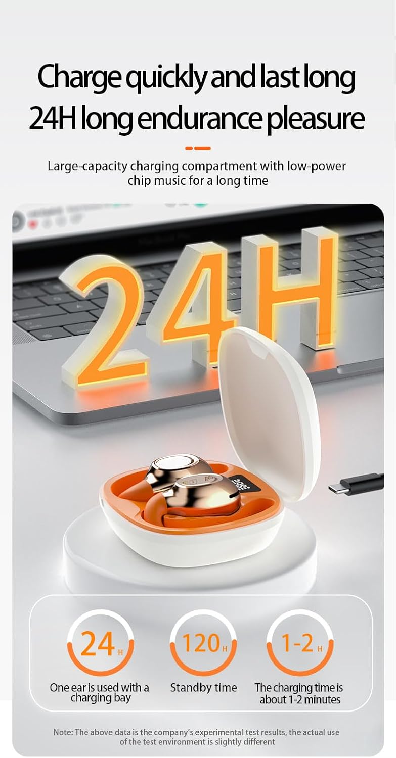 FOSENHL - Auriculares inalámbricos con cintas para los oídos.