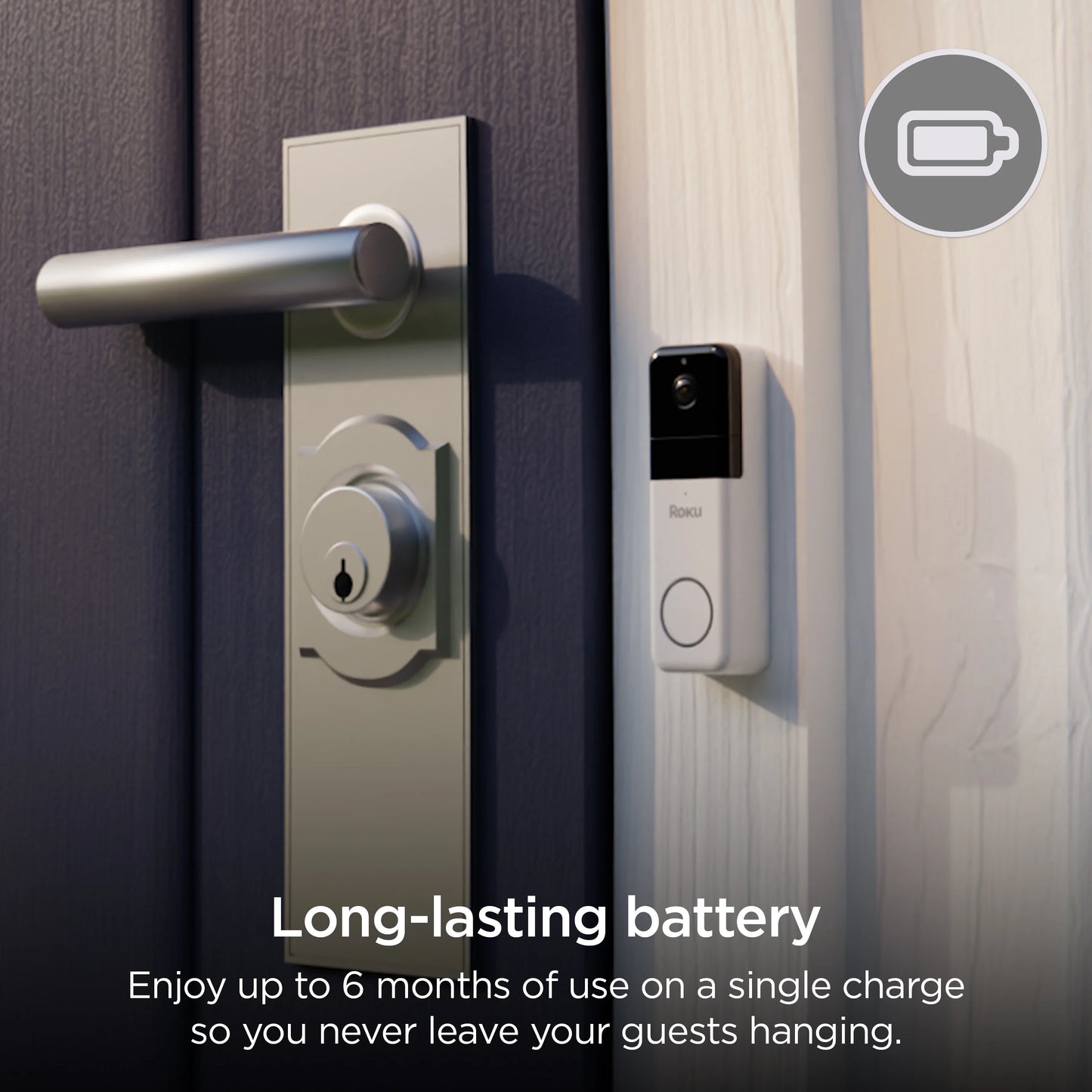 Timbre y timbre video con cable Roku Smart Home.