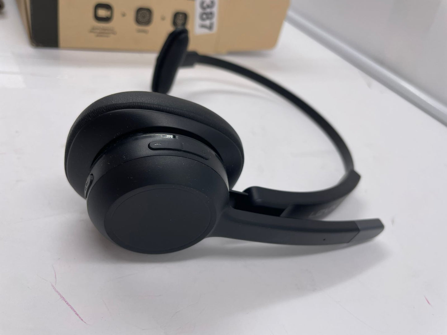 LEVN - Auriculares de camionero con Bluetooth con micrófono de cancelación de ruido.