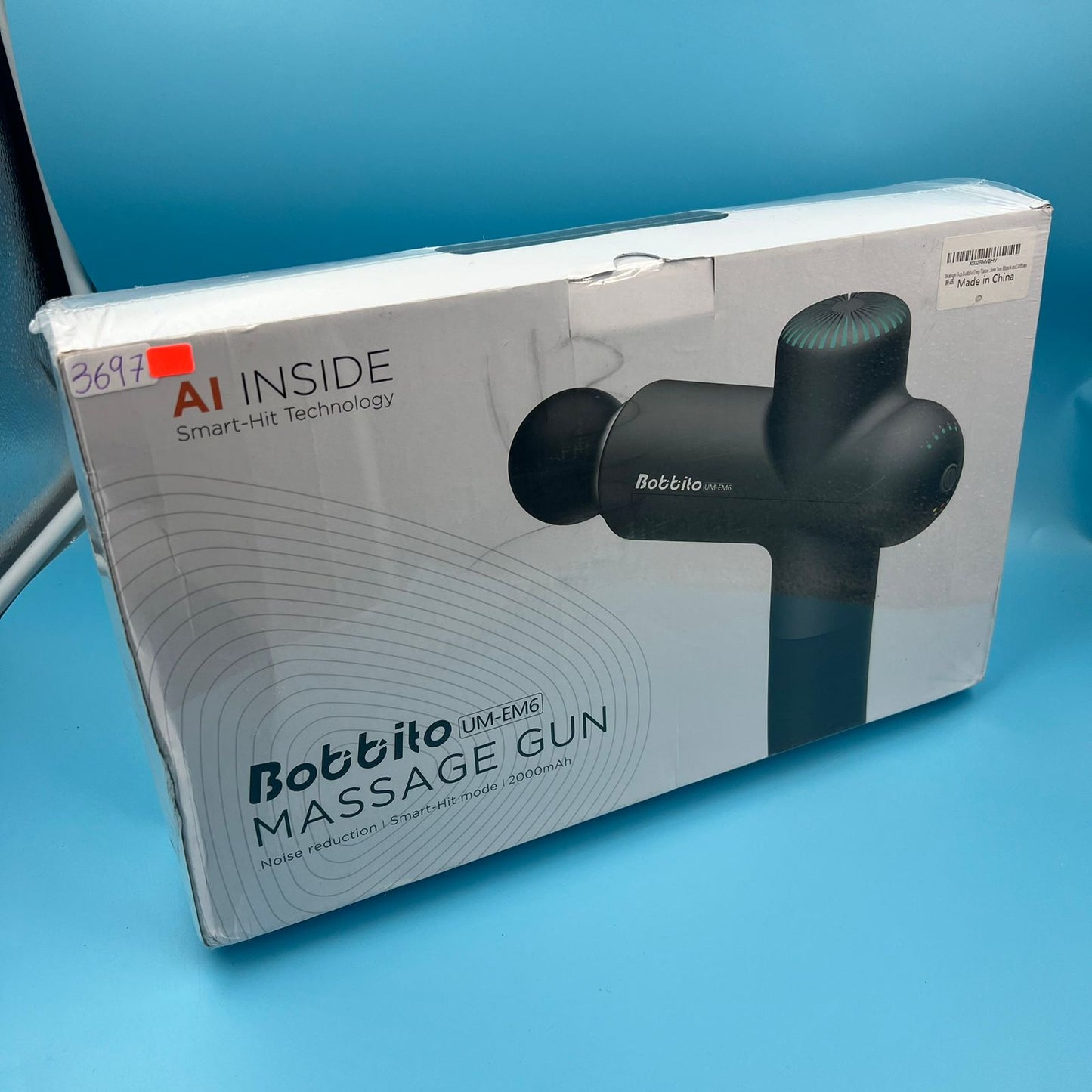 Pistola de masaje Bobbito UM-EM6 de percusión de tejido