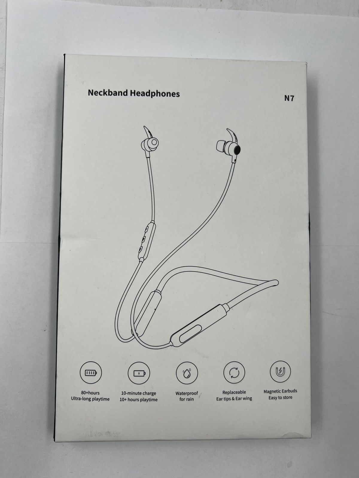 Cxk Auriculares Bluetooth Con Banda Para El Cuello, N7