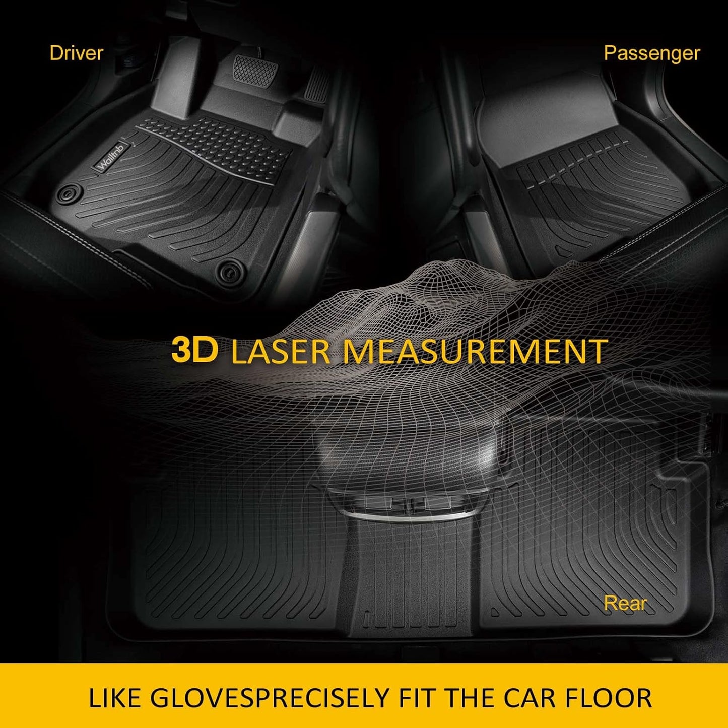 Tapetes de coche y forro de carga para BMW X3 2018-2024.