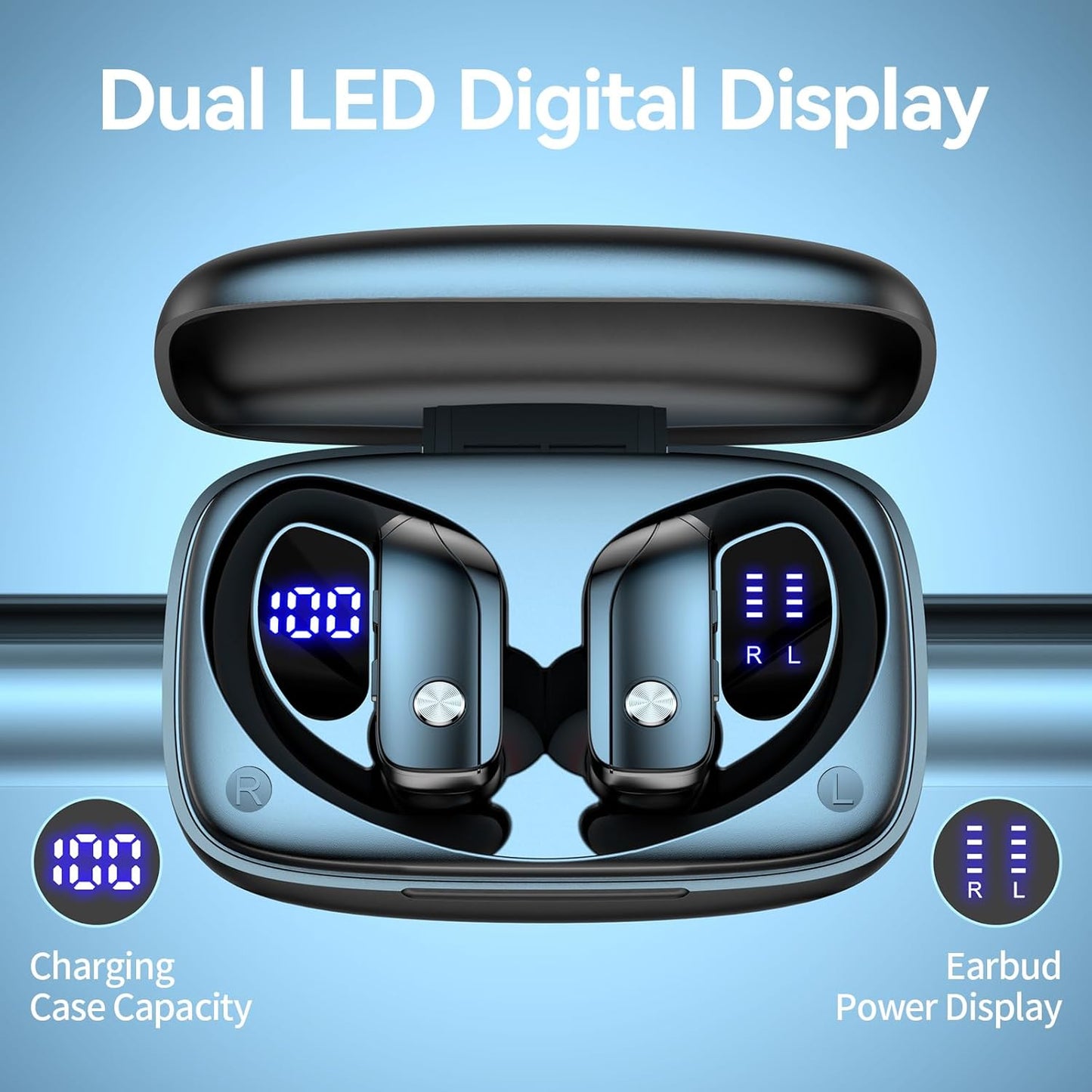 Auriculares inalámbricos bmani t16 con Bluetooth negro