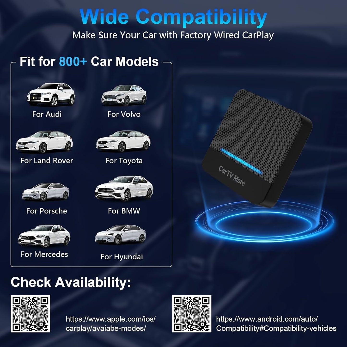 Car TV Mate Pro 2025 inalámbrico OEM