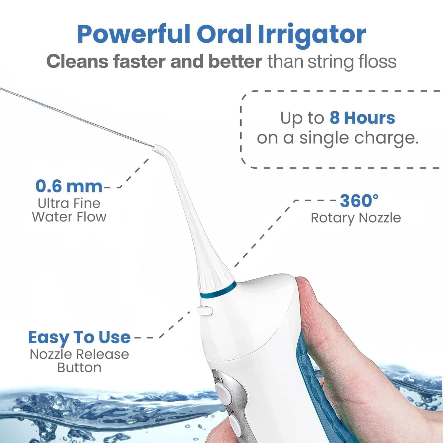 Centro Dental Cepillo de dientes recargable y hilo dental inteligente AquaSonic