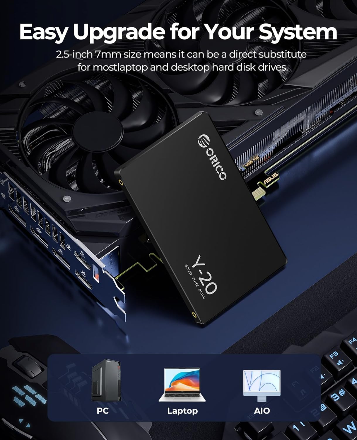 ORICO SATA SSD Unidad interna de estado sólido de 1 TB.