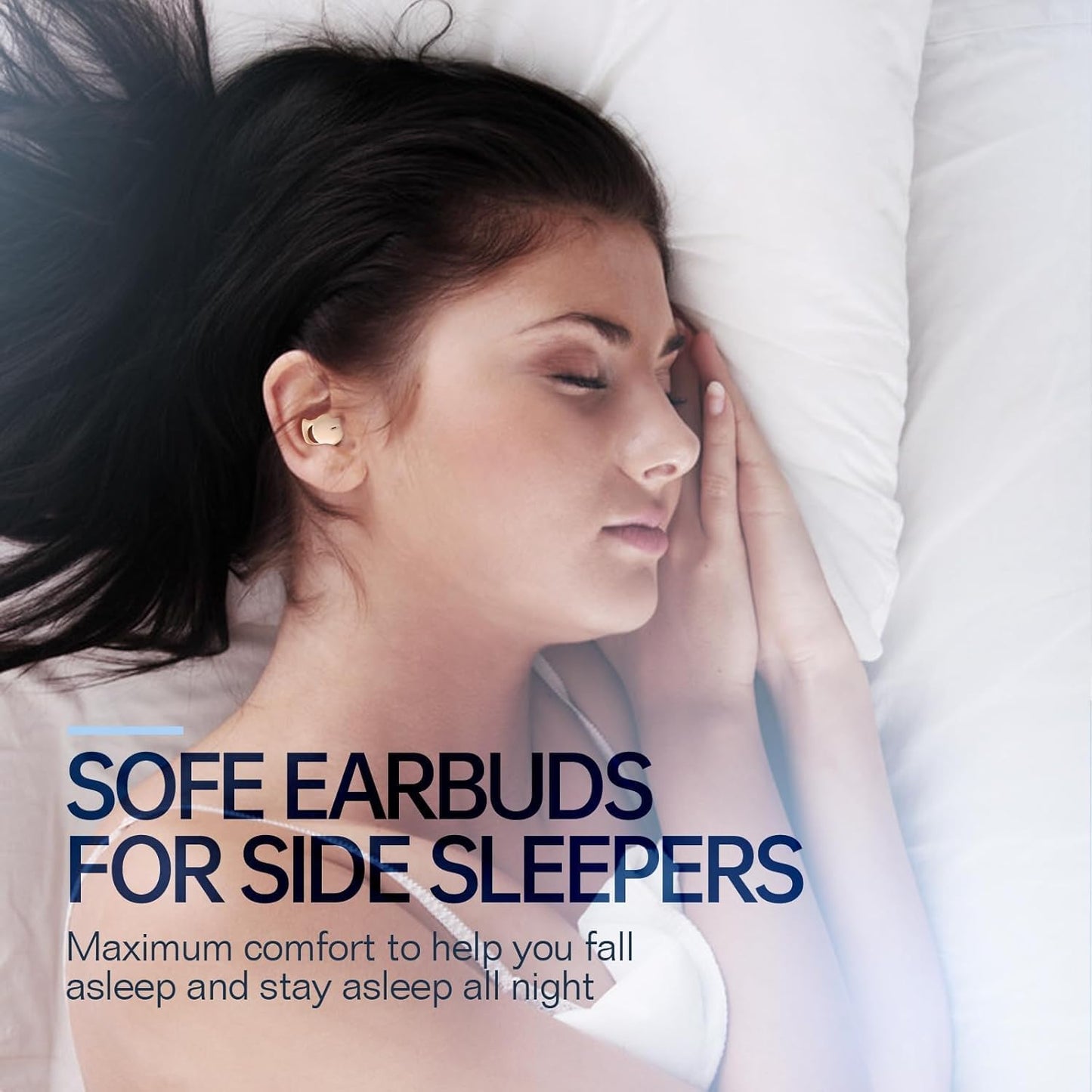 Audífonos invisibles para dormir de lado Hulaed