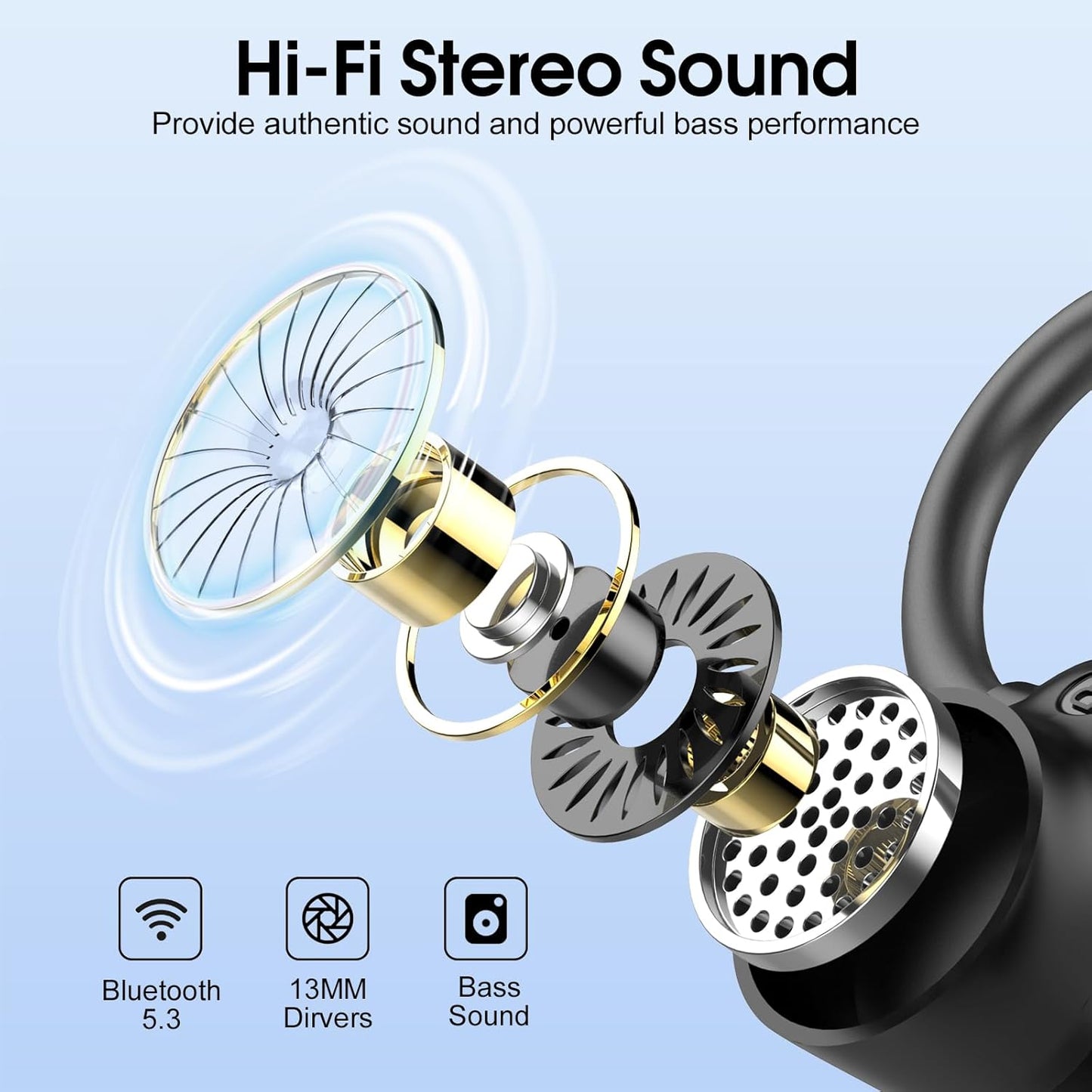 Auriculares inalámbricos Bluetooth Poounur H9