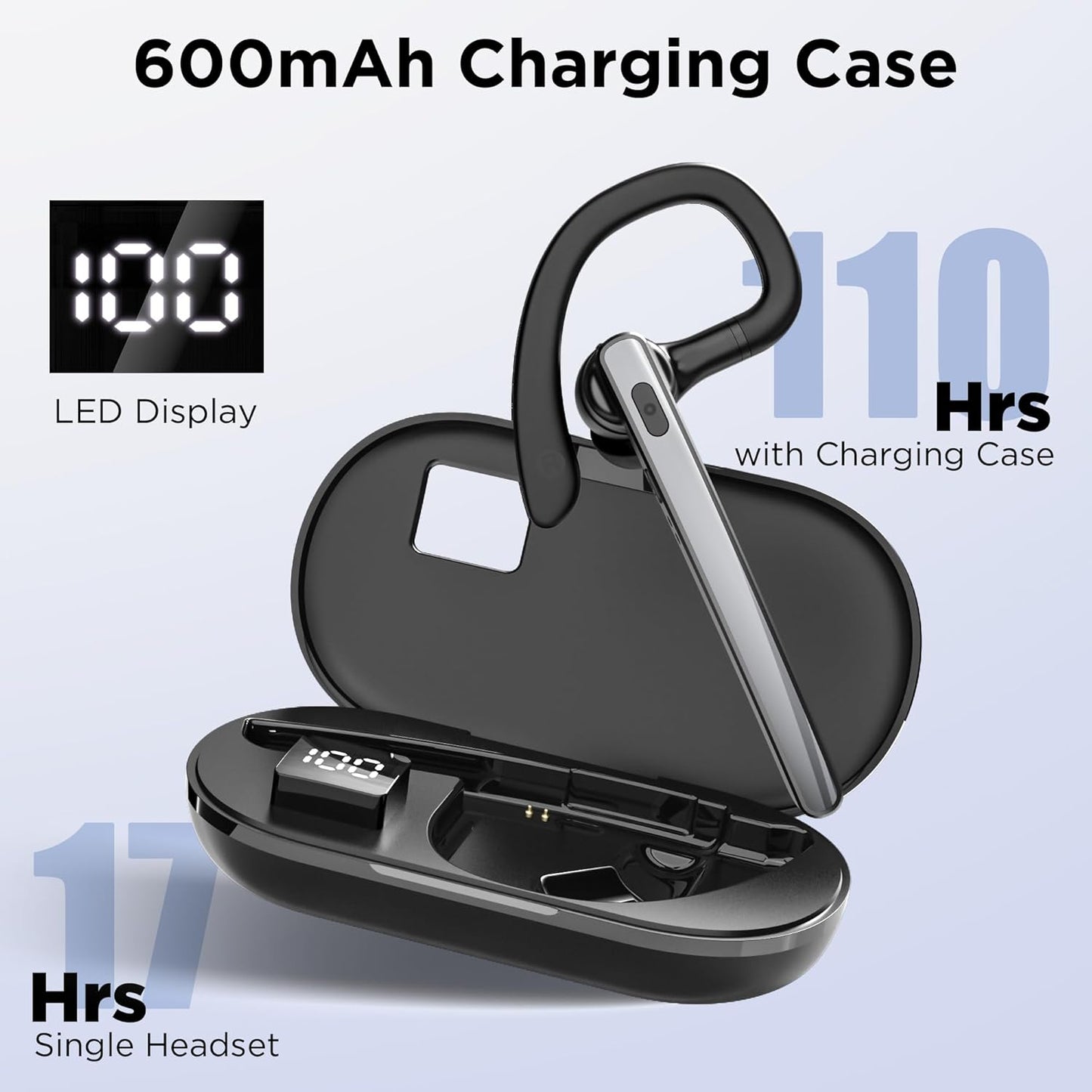 Auriculares Bluetooth 110 hrs 600 mAh (USADO)