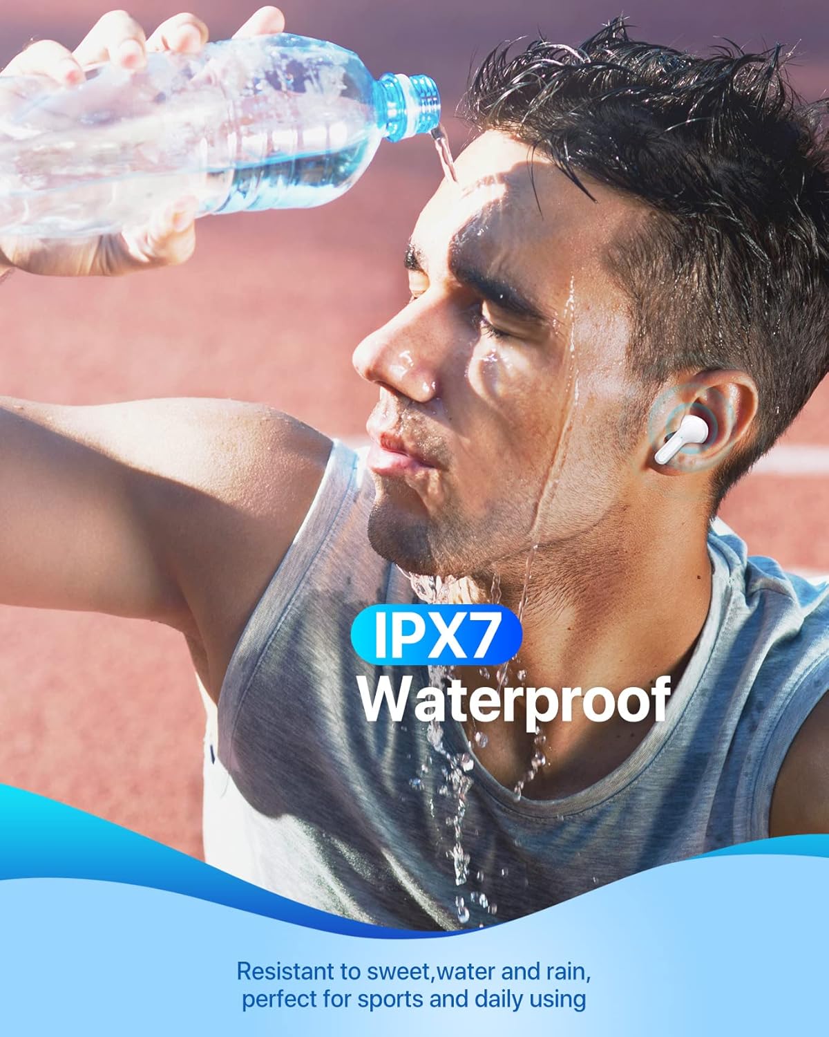 Auriculares inalámbricos Bluetooth IPX7