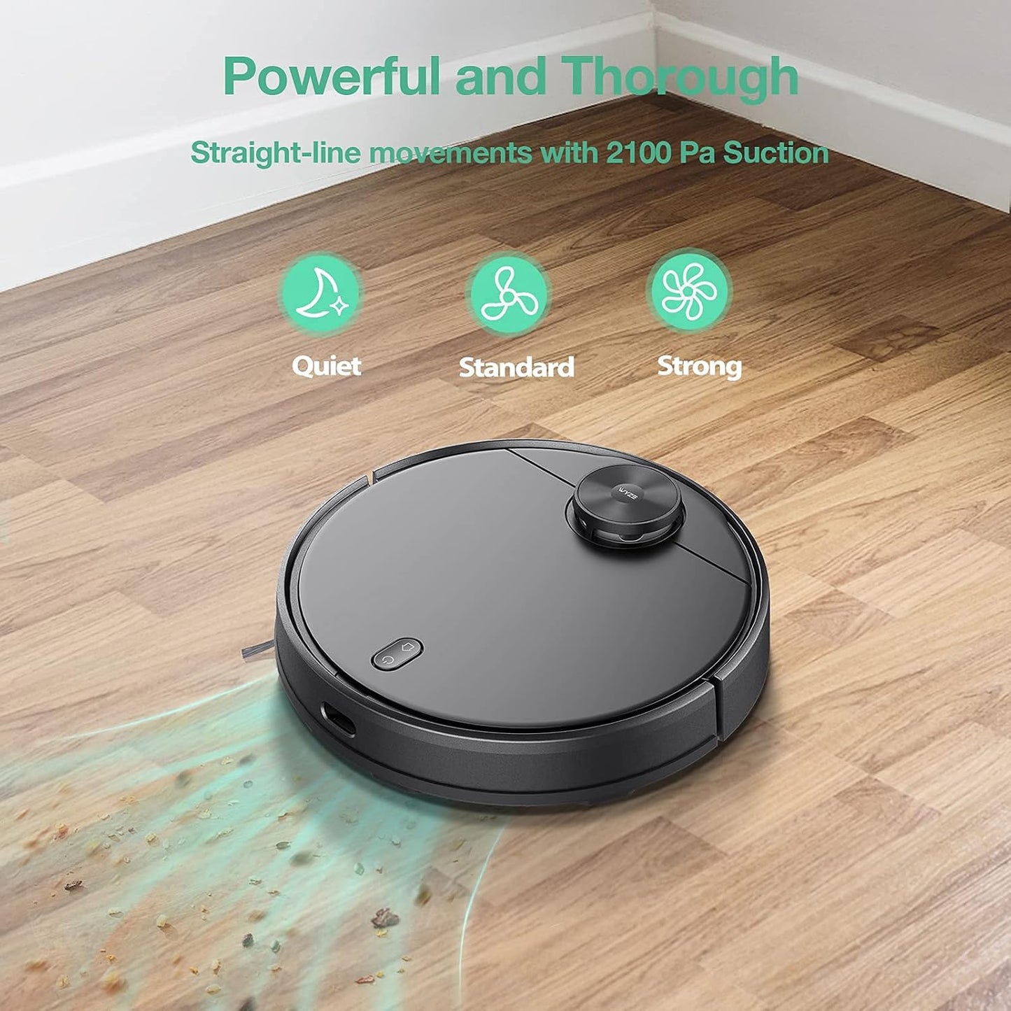 Aspiradora robot Wyze control por Wi-Fi/App/Alexa