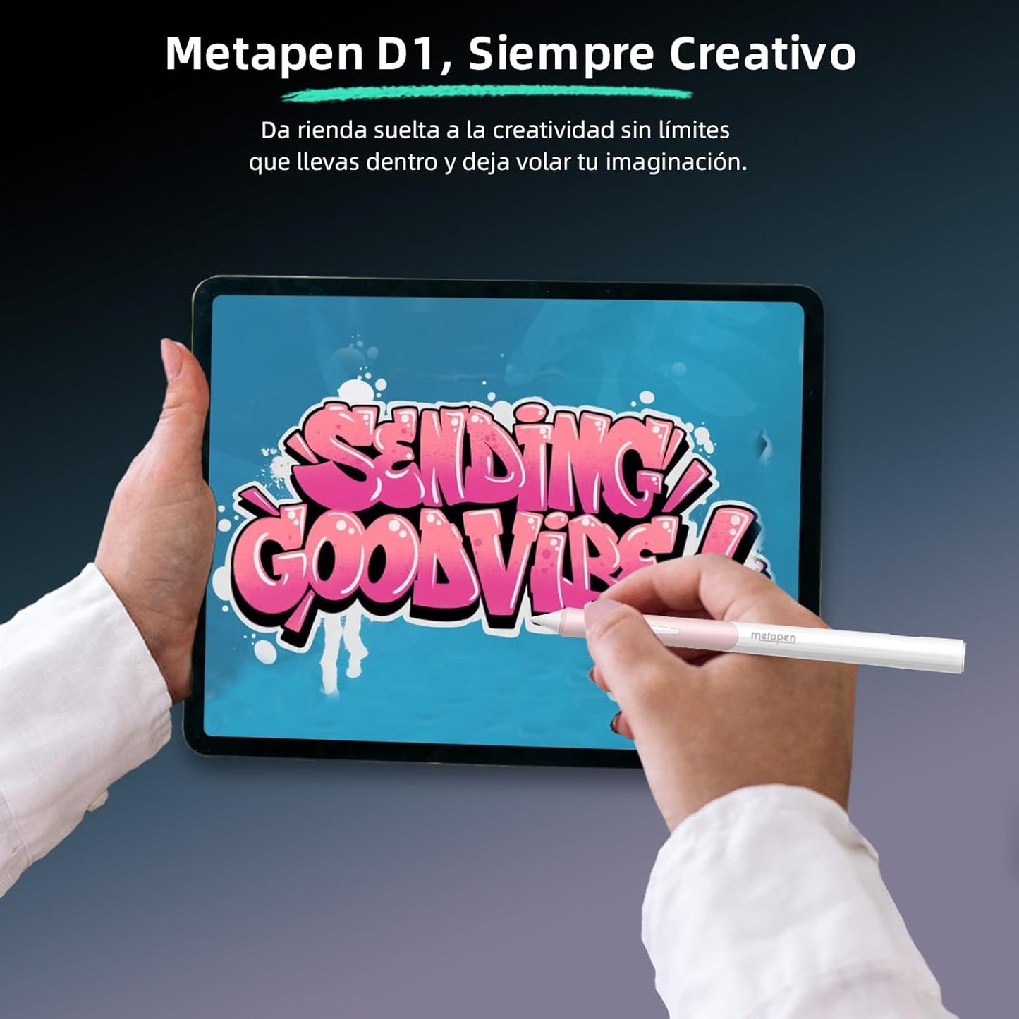 Metapen Pencil D1 para iPad 2018-2022 ergonómico