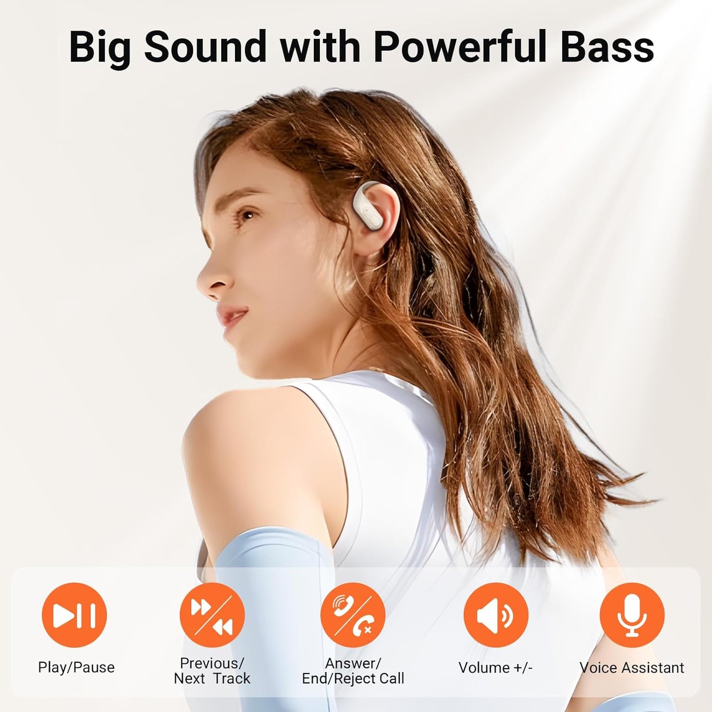 Audífonos Inalámbricos Occiam T9 In Ear 96H beige
