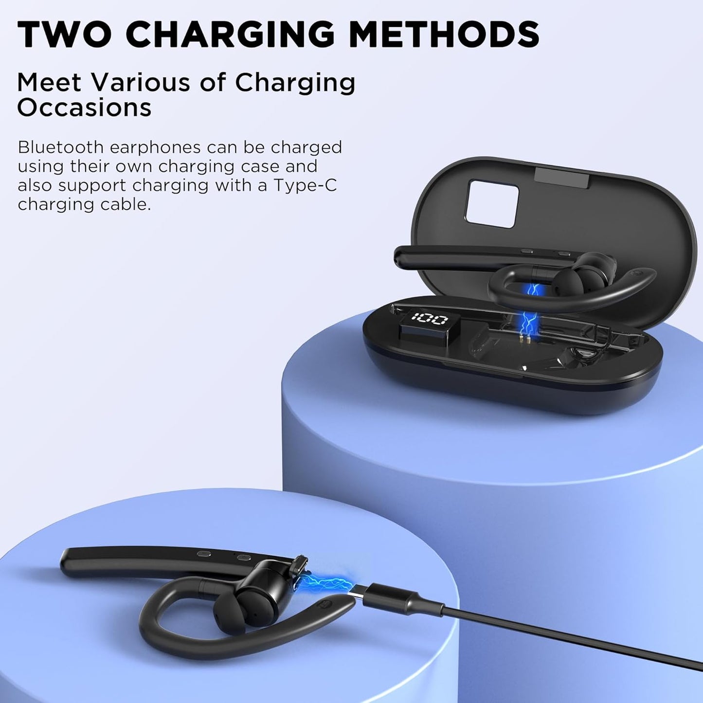 Auriculares Bluetooth 110 hrs 600 mAh (USADO)