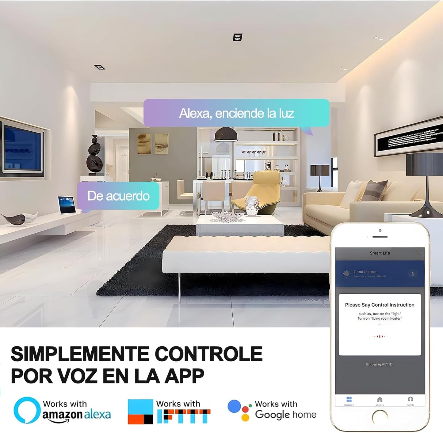 YOMYM - Wifi Smart Plug, Enchufe Inteligente Mini Outlets.