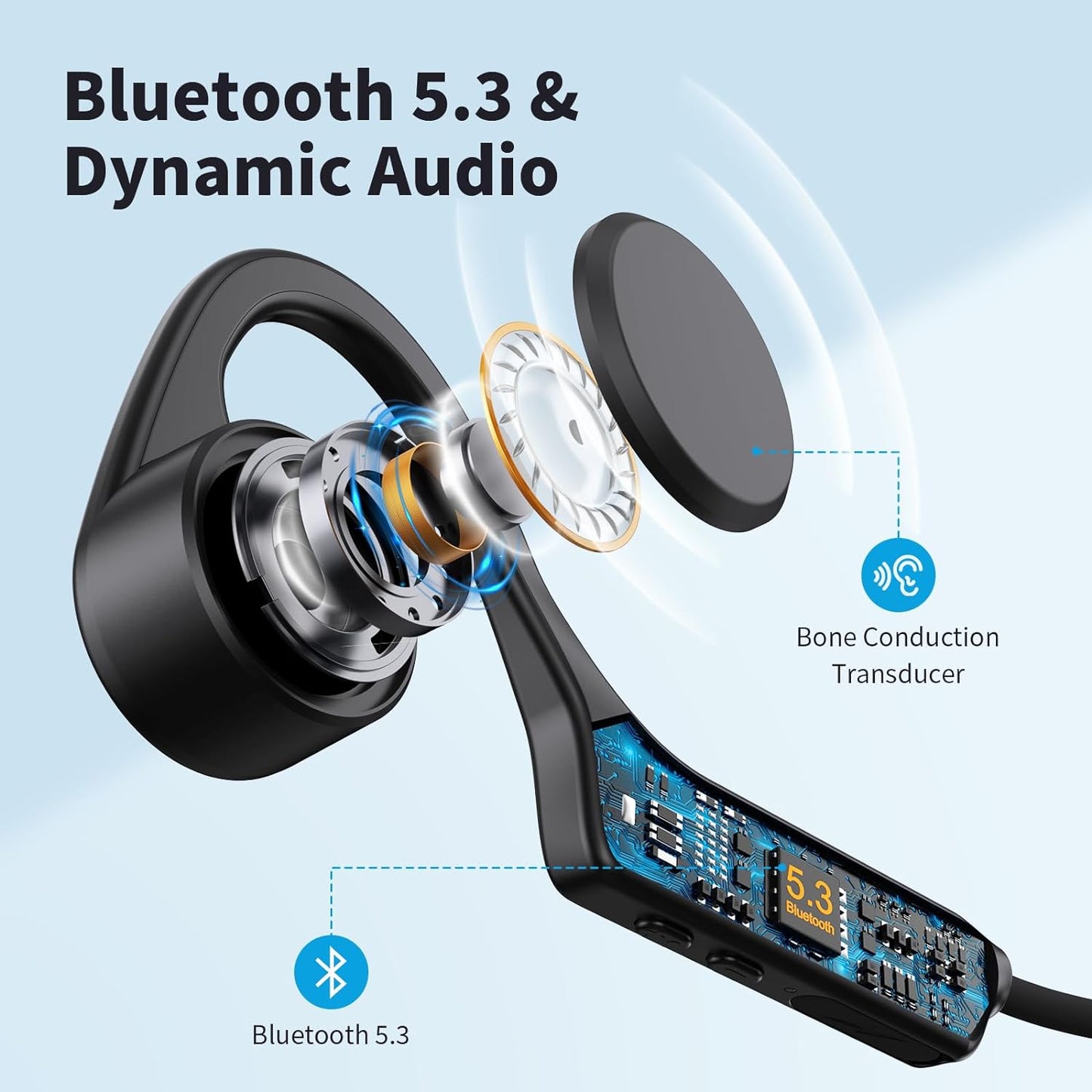 Auriculares de conducción ósea X11 inalámbricos
