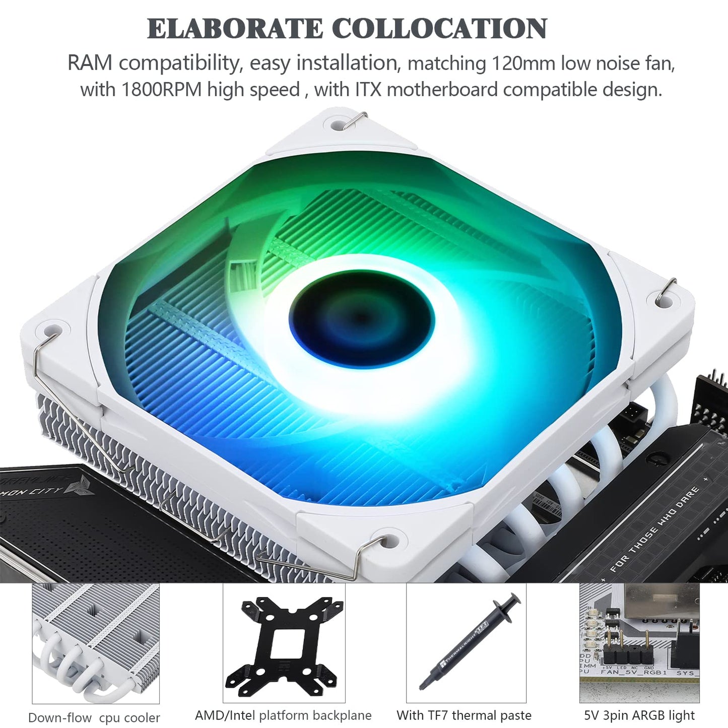 Thermalright AXP120-X67 Enfriador para CPU ARGB USADO