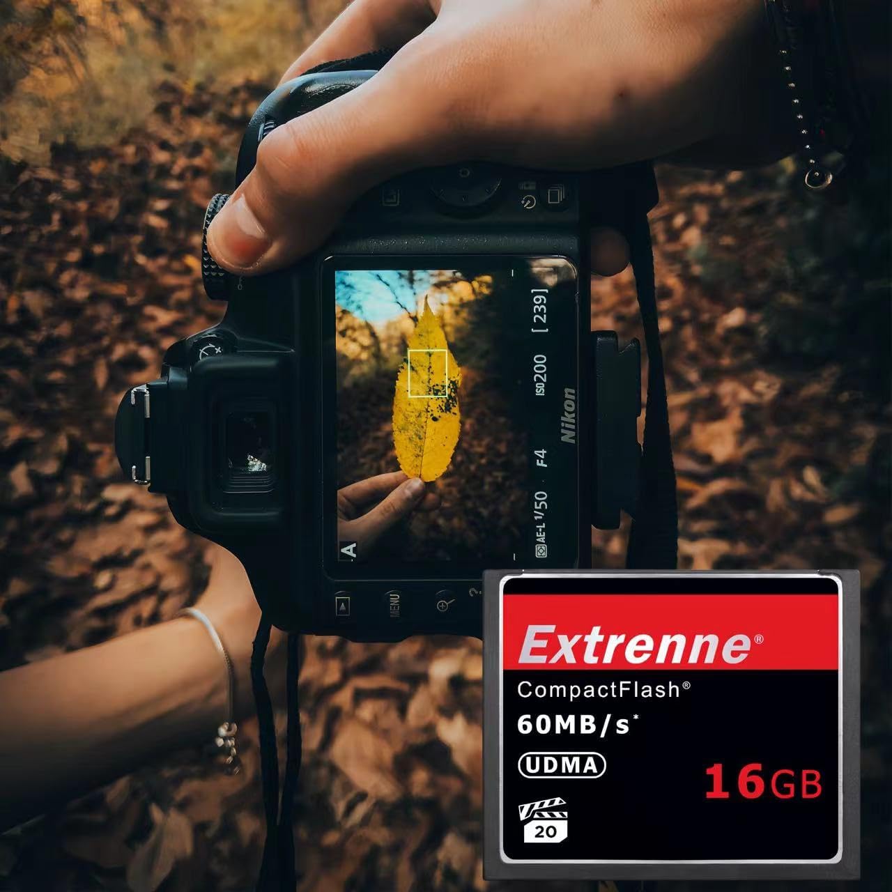 Tarjeta flash compacta de 16 GB, UDMA, P/Camara Profesional.