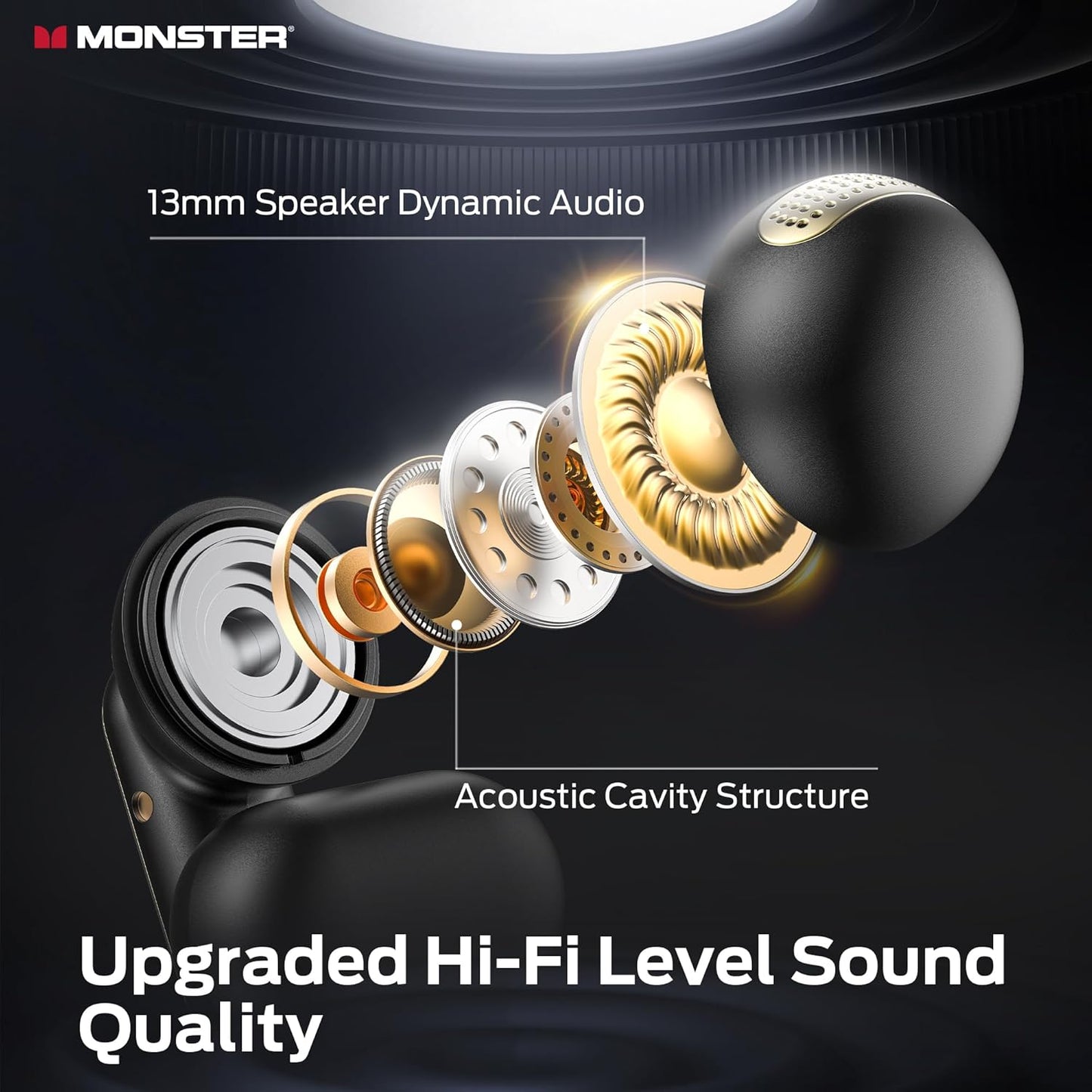 Auriculares inalámbricos Monster AC601 con clip