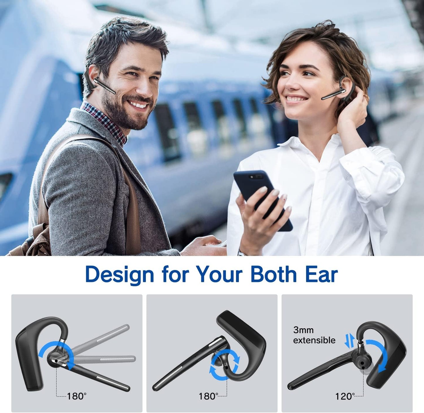 Auriculares Bluetooth con micrófono inalámbricos G6