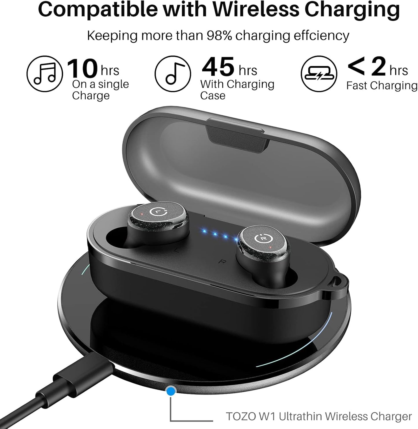TOZO T10 - Auriculares inalámbricos Bluetooth