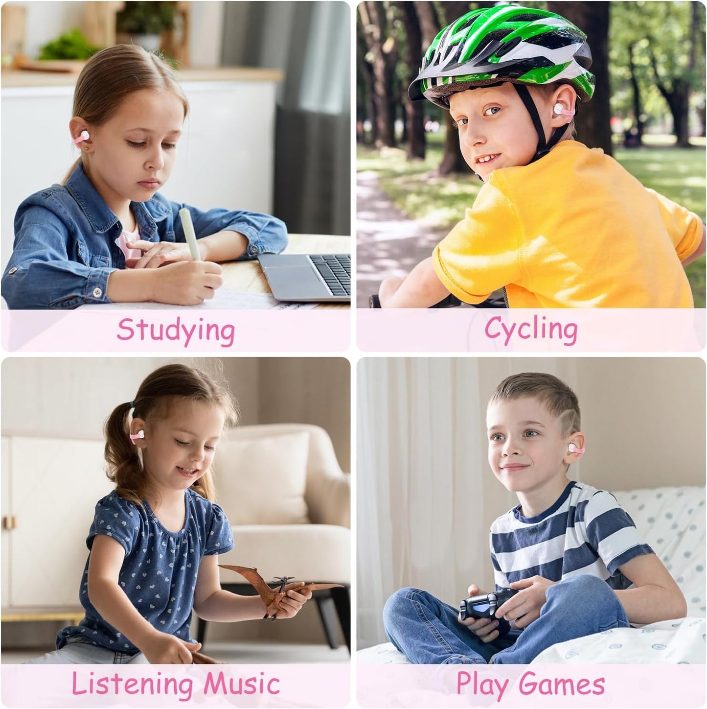 BANIGIPA- Auriculares inalámbricos para niños T502