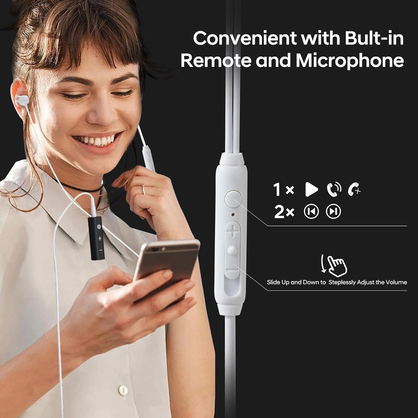CKG Auriculares para dormir de lado 12hrs reproducción