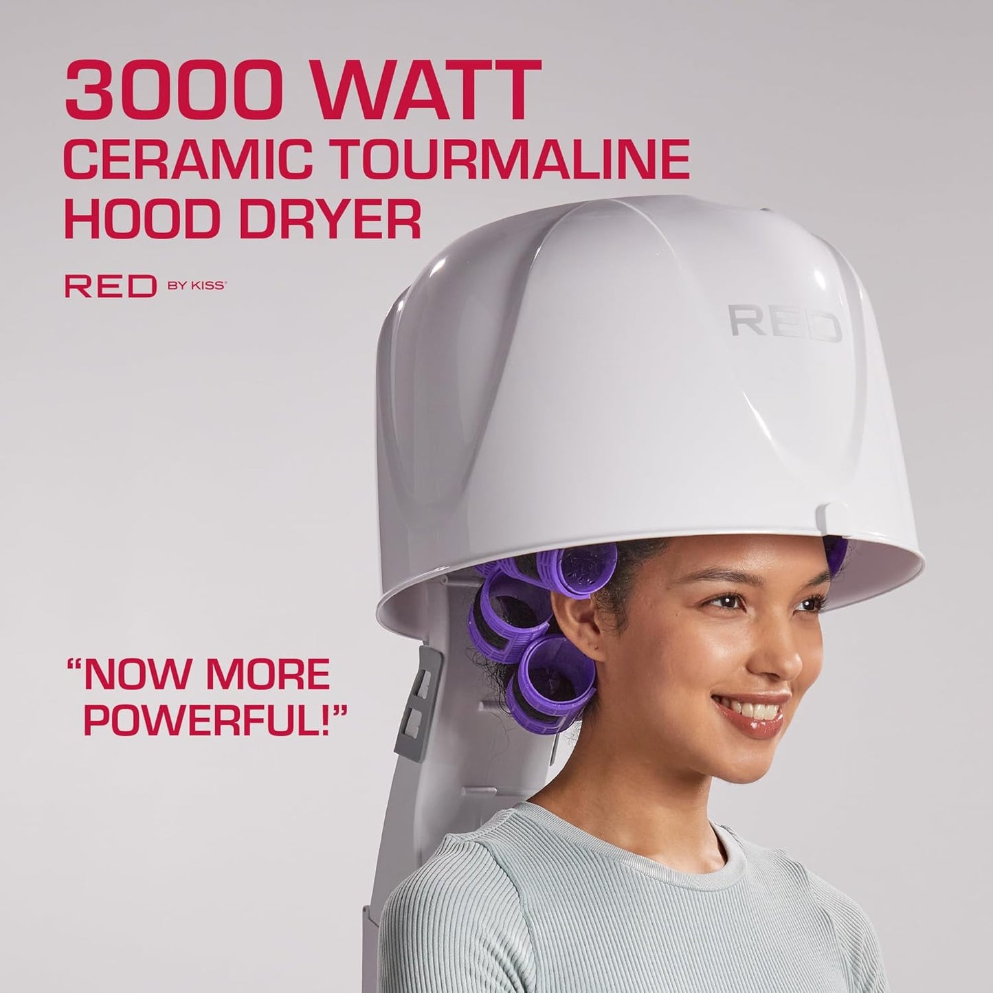 Secador de campana profesional de turmalina RED 3000