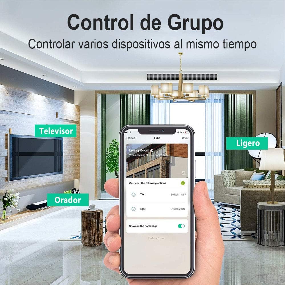 Wifi Smart Plug, Enchufe Inteligente Mini Outlets.