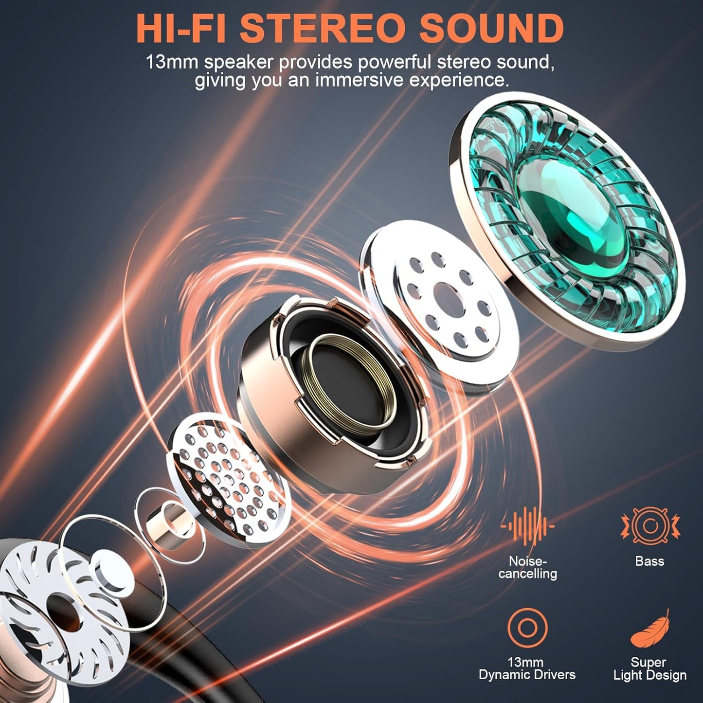 Auriculares Bluetooth deportivos J10 cancelacion ruido