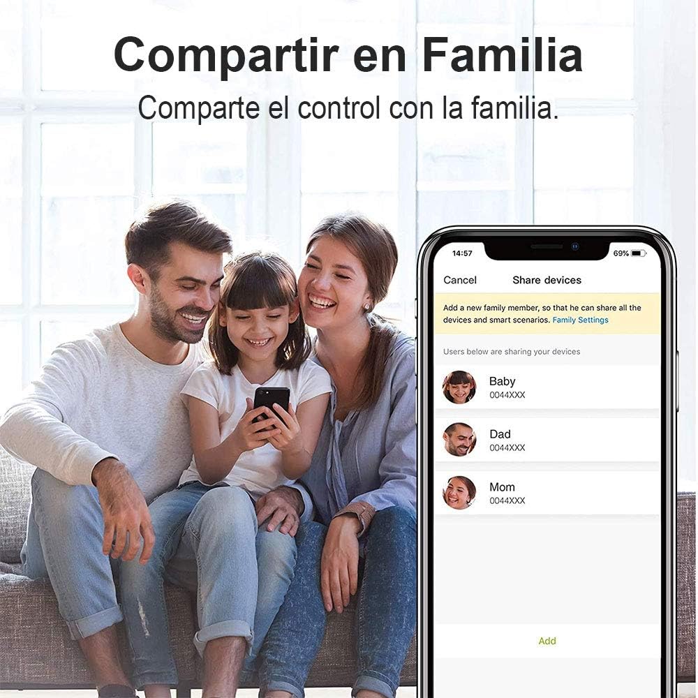 Wifi Smart Plug, Enchufe Inteligente Mini Outlets.