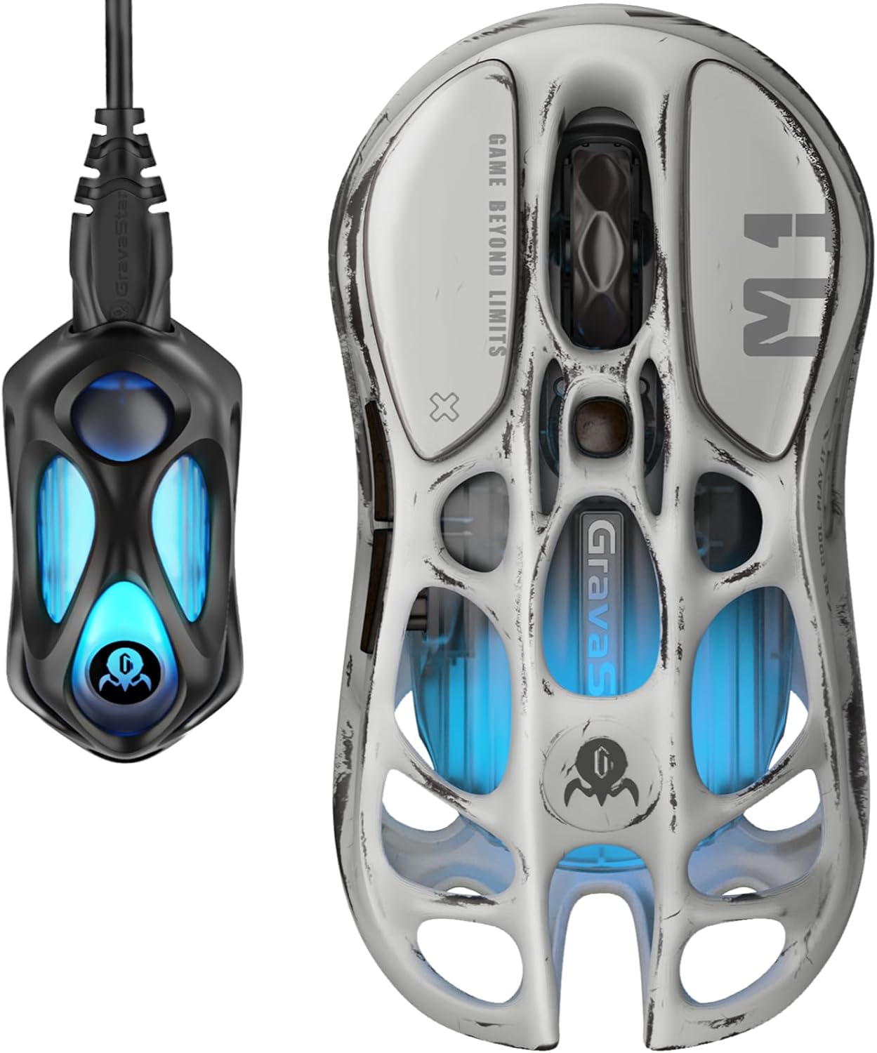 Mouse inalámbrico para juegos GravaStar Mercury M1Pro
