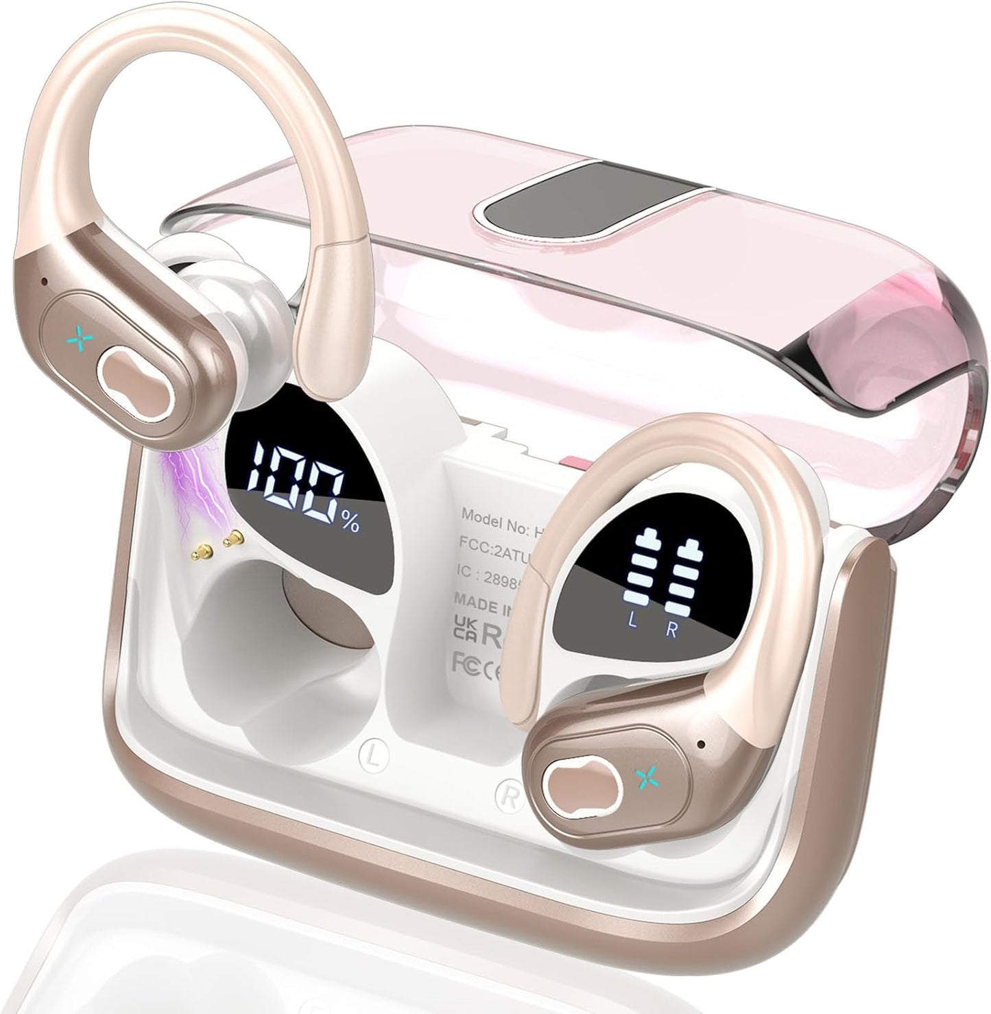 Aptkdoe HD65 Auriculares inalámbricos Bluetooth (USADO)