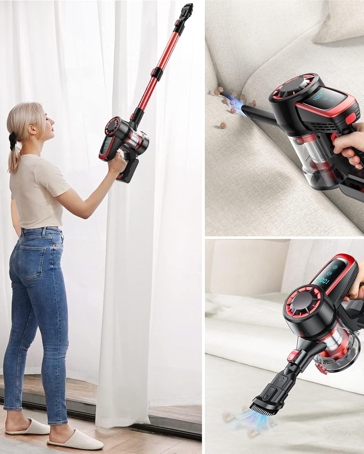 WLUPEL Hero 8-1 Aspiradora inalámbrica, 450 W