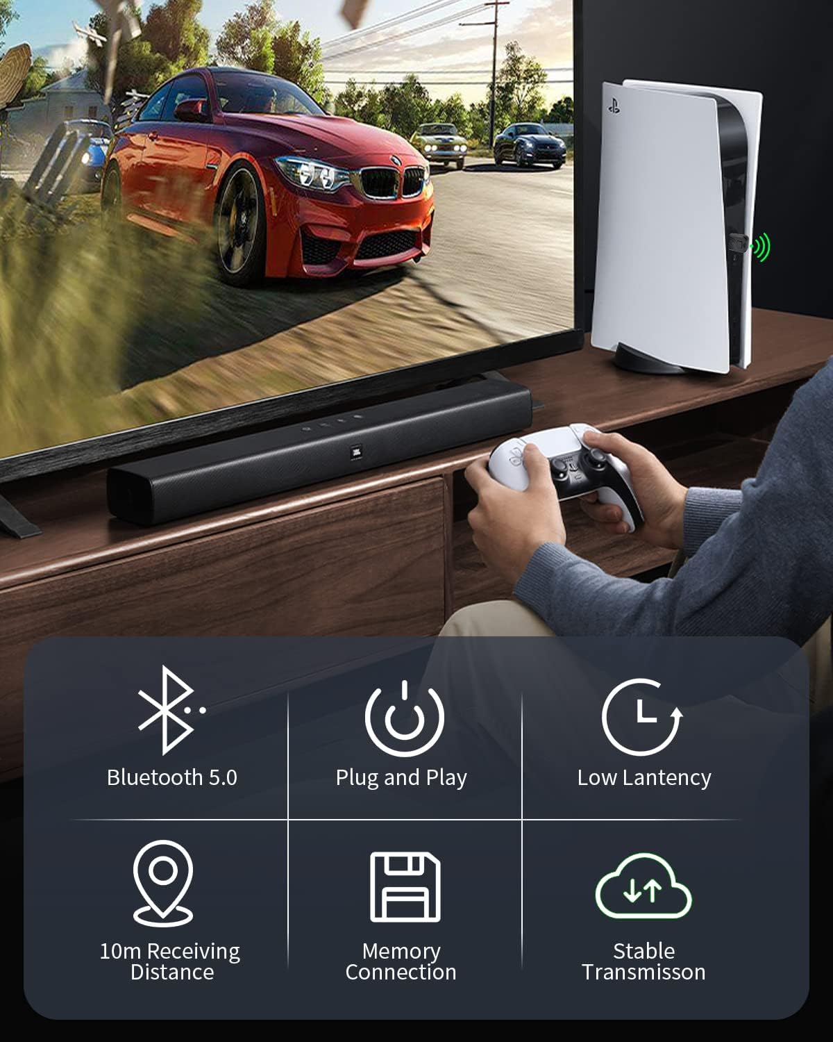 Adaptador de control inalámbrico AOLION