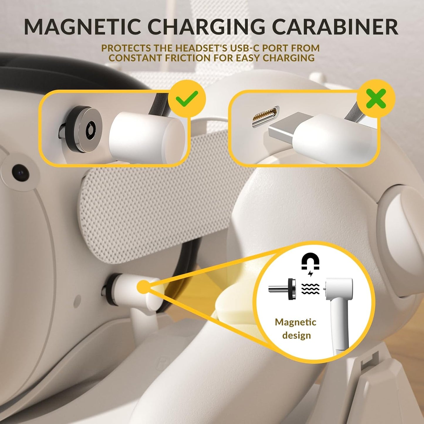Base de carga Bioherm para Oculus Quest 2.