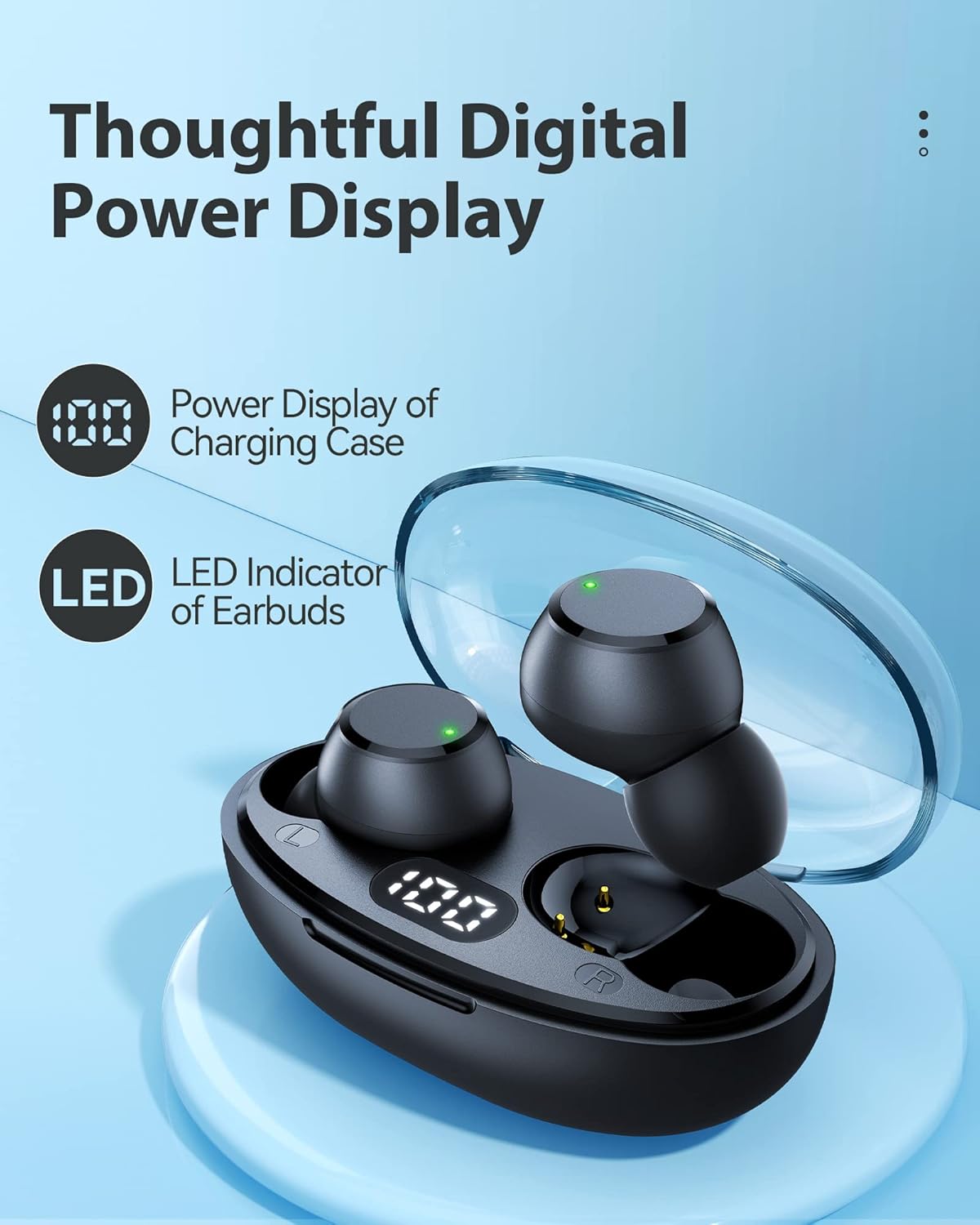 ZINGBIRD - con Bluetooth 5.0, mini auriculares integrados.