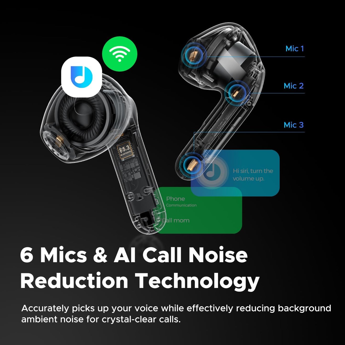 SoundPEATS - Auriculares Inalámbricos Air4 Lite