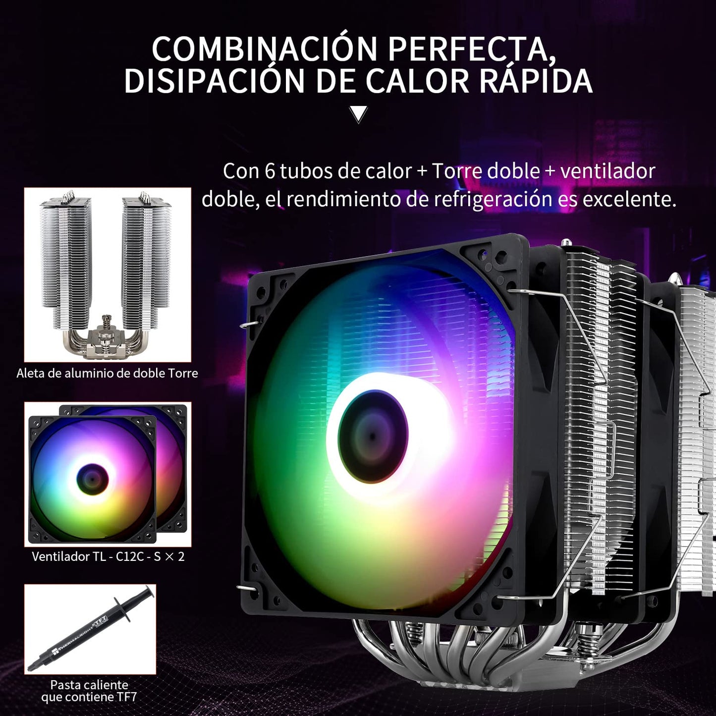 Thermalright peerless Assassin 120 SE ARGB CPU Air cooler.