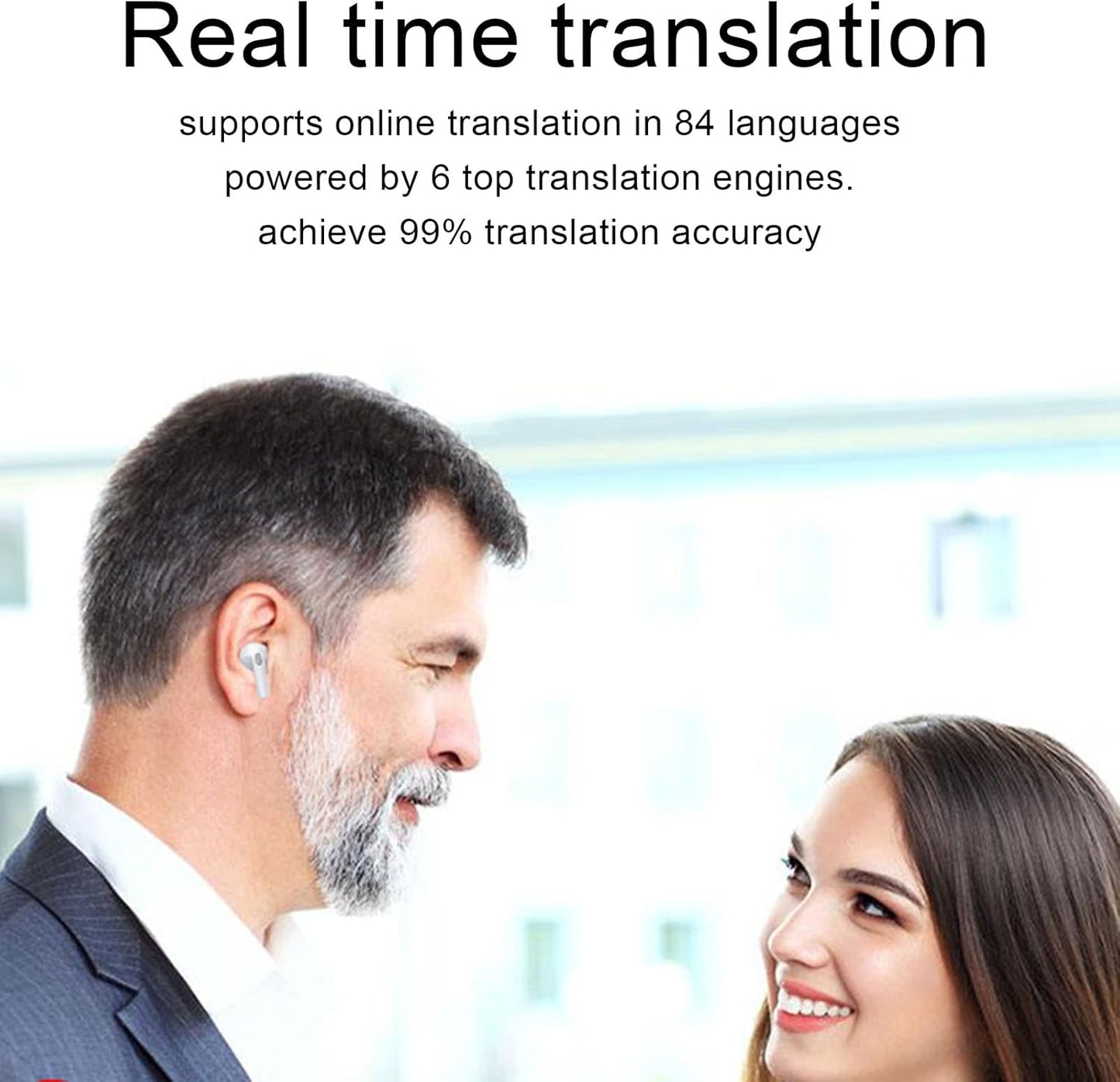 Audífonos de traductor de idiomas Y113 con 9 modos