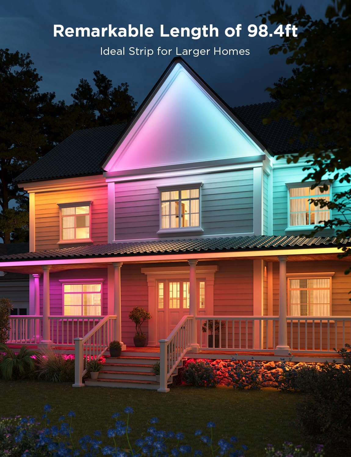 Tira de luces, smart, LED para exteriores, IP65 impermeable, Govee.