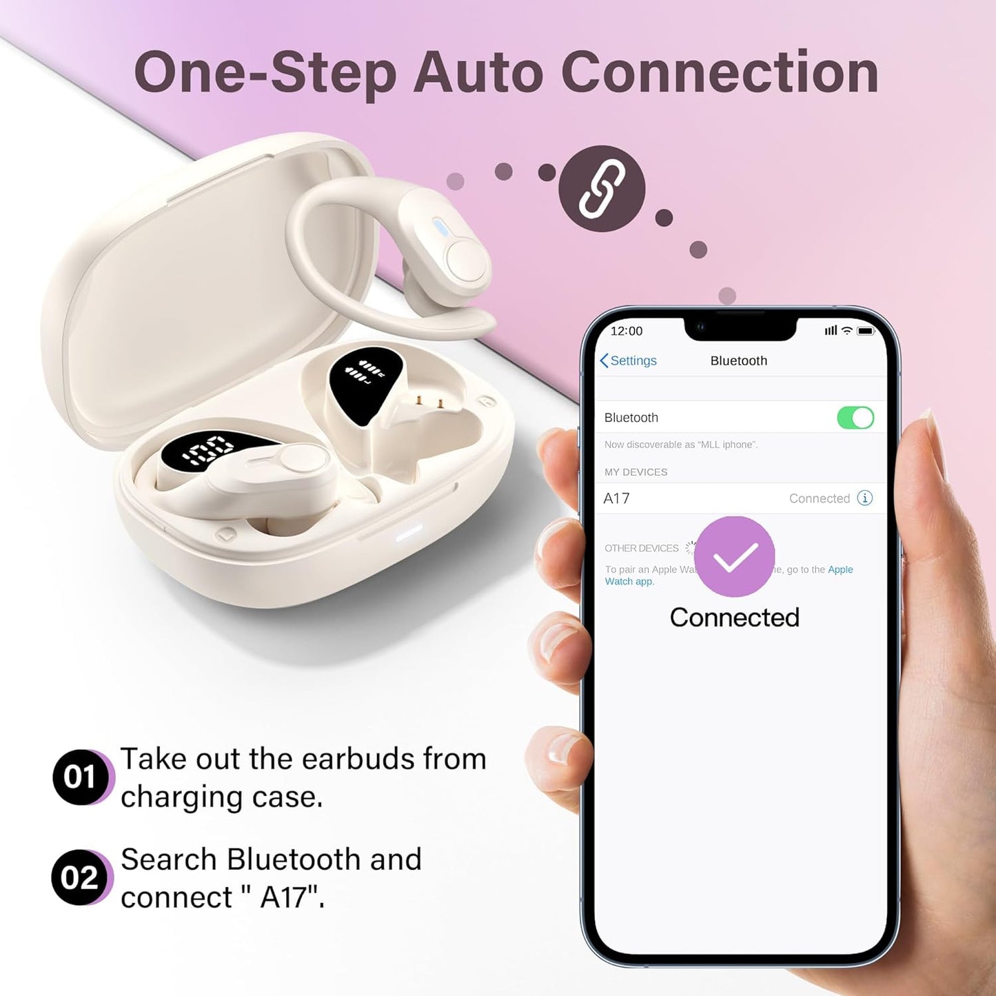 Auriculares inalámbricos Bluetooth Boloxa A17