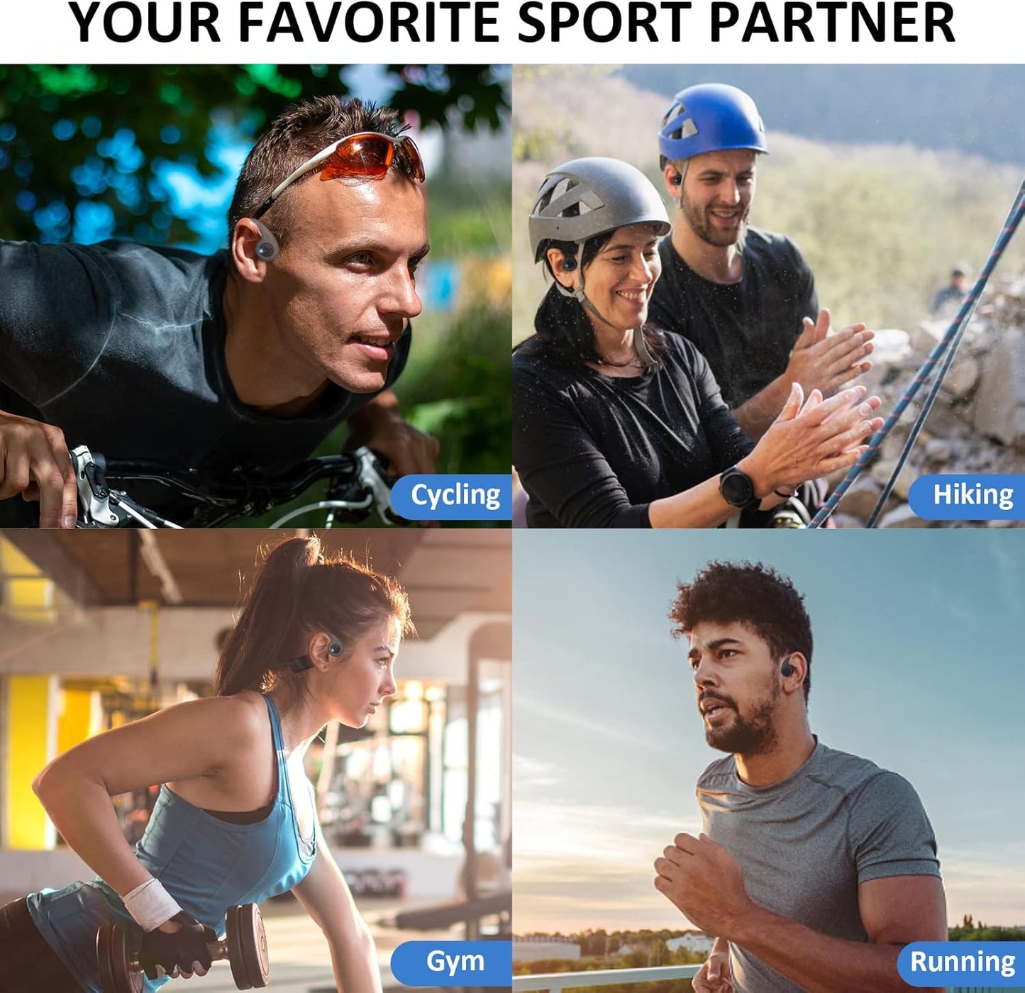 Auriculares de conducción ósea HS3 Bluetooth