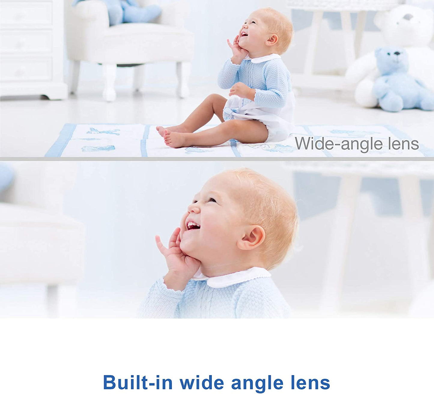 VTech Monitor inteligente mejorado para bebés VM901, 5" 1080p.