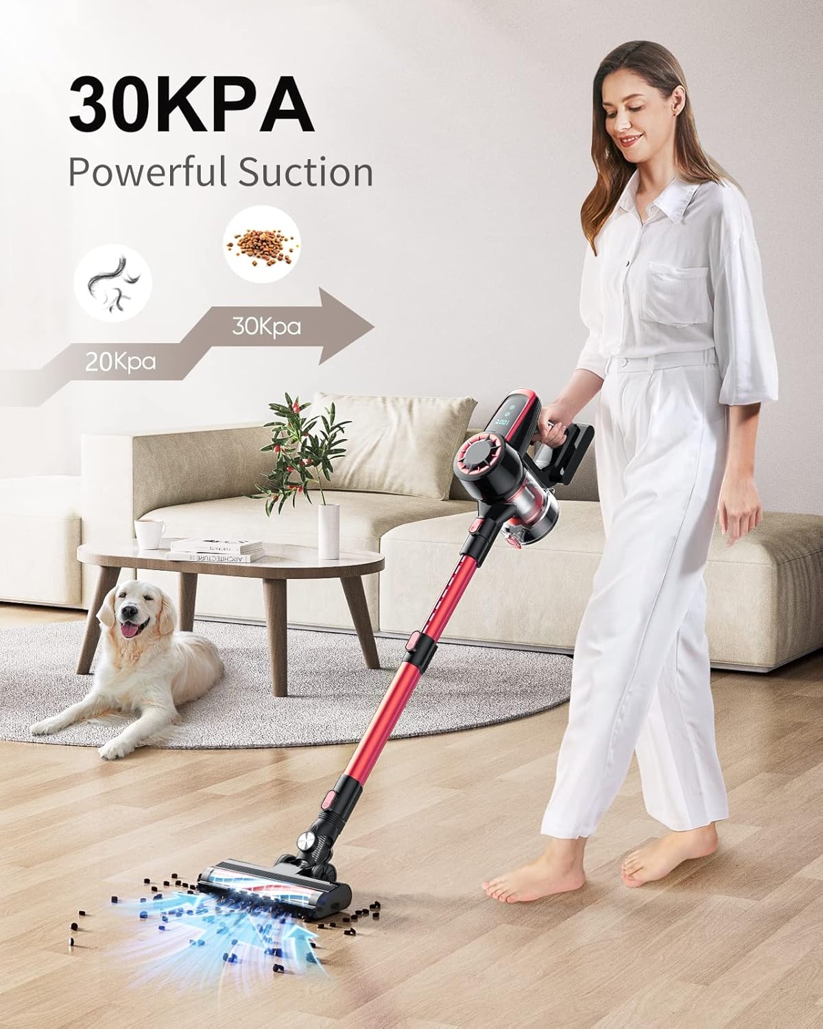 WLUPEL Hero 8-1 Aspiradora inalámbrica, 450 W