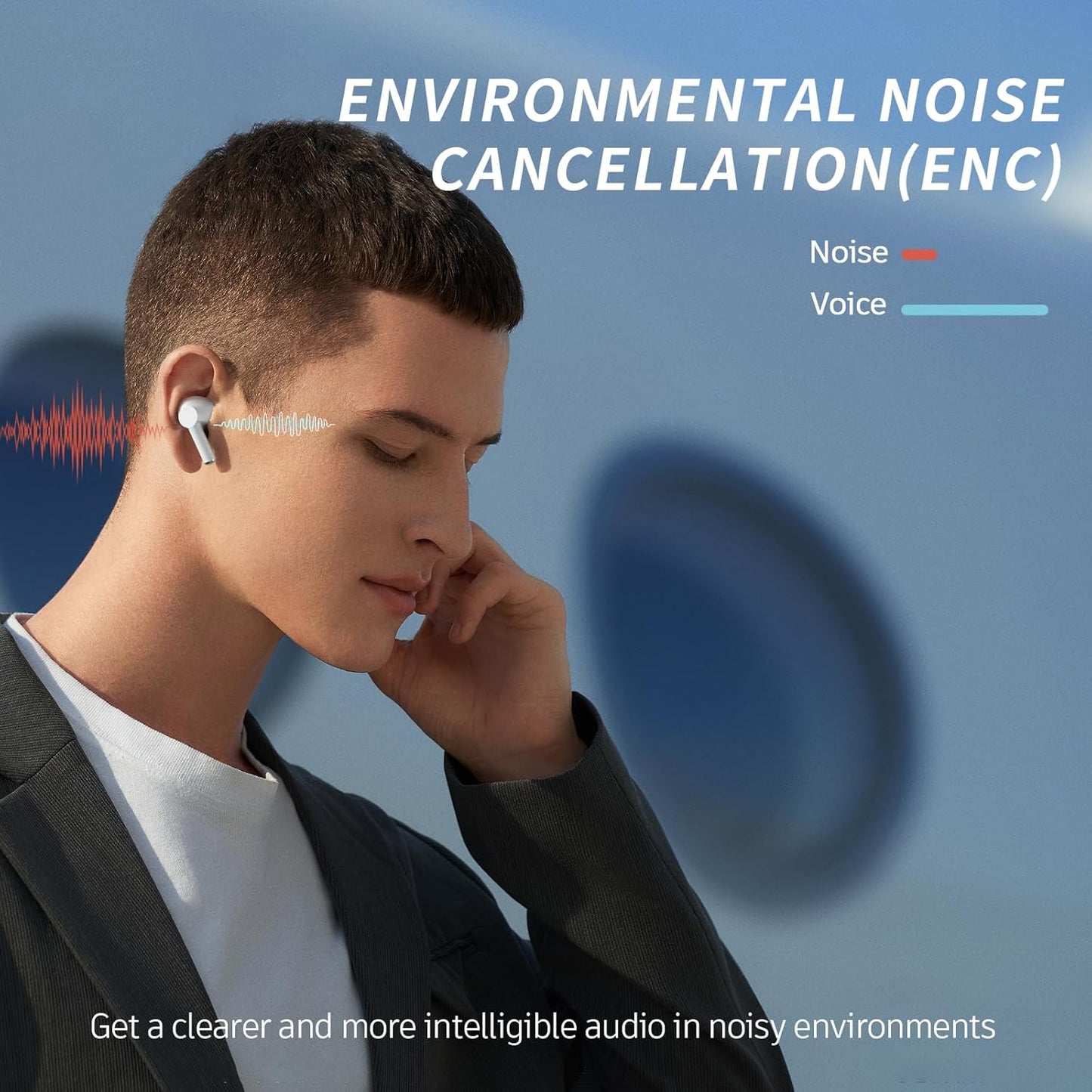 Carego - Auriculares inalámbricos Bluetooth.