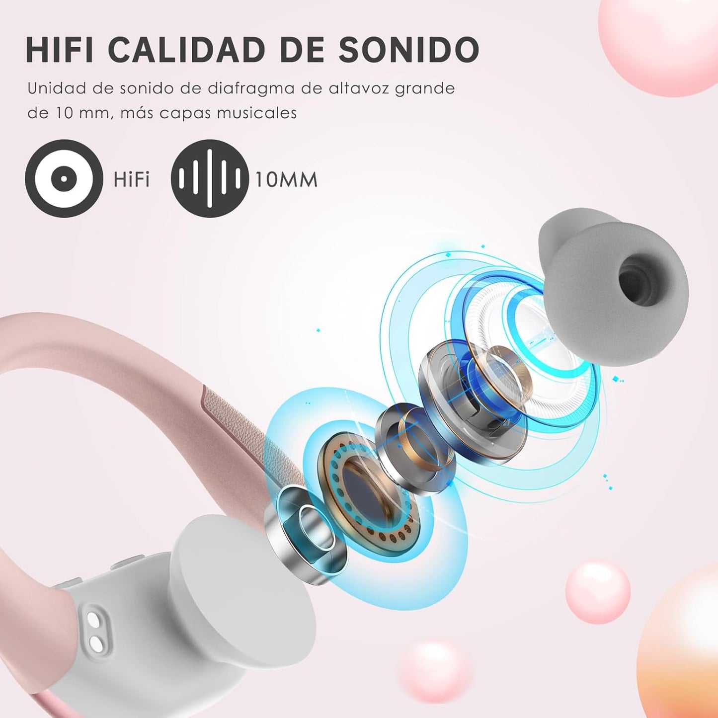 REDDRAGON Audifonos Inalambricos Bluetooth 5.3.(USADOS)