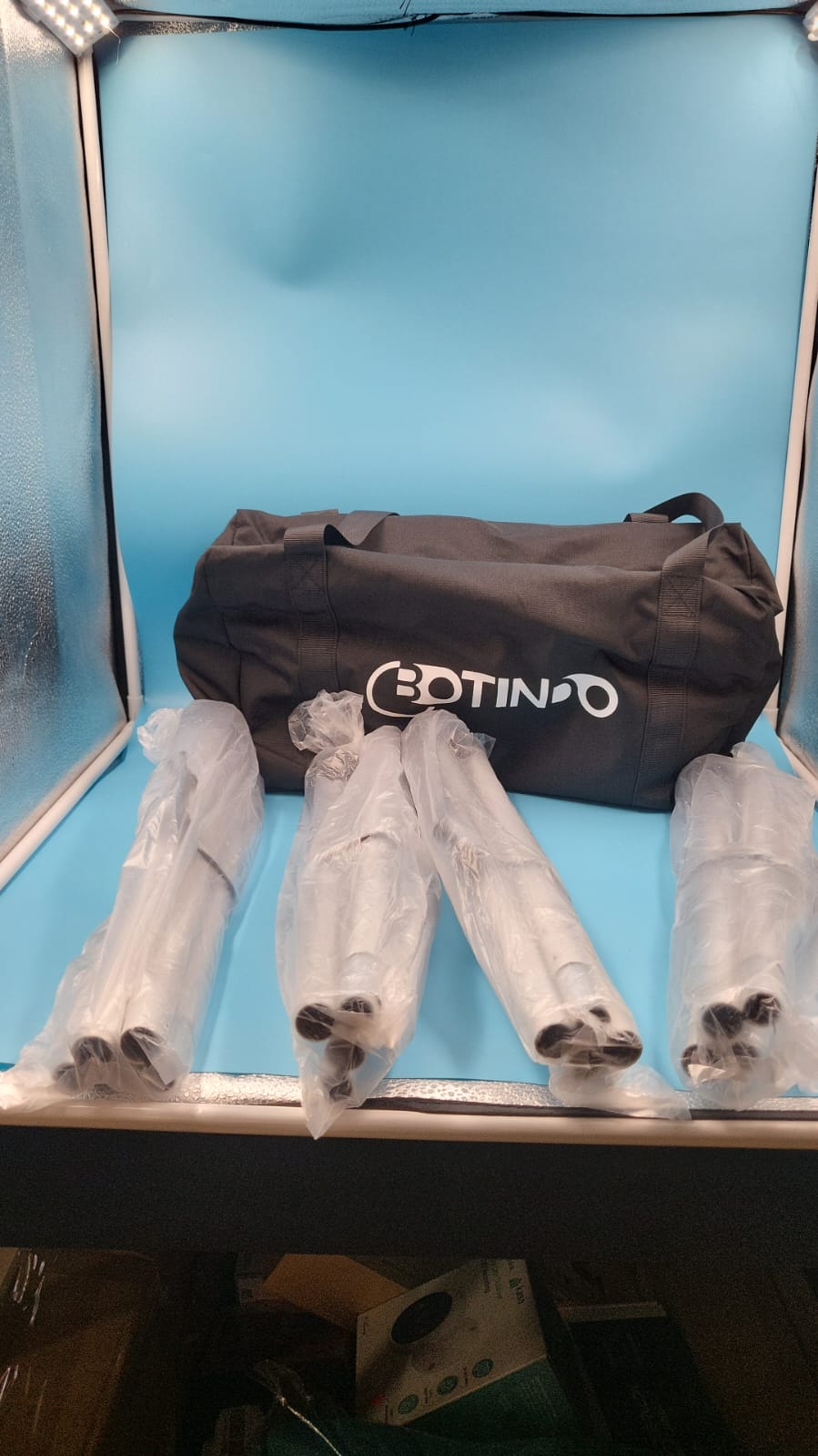 Tienda de playa familiar. Toldo y parasol plegable 3X3 SPF50. BOTINDO