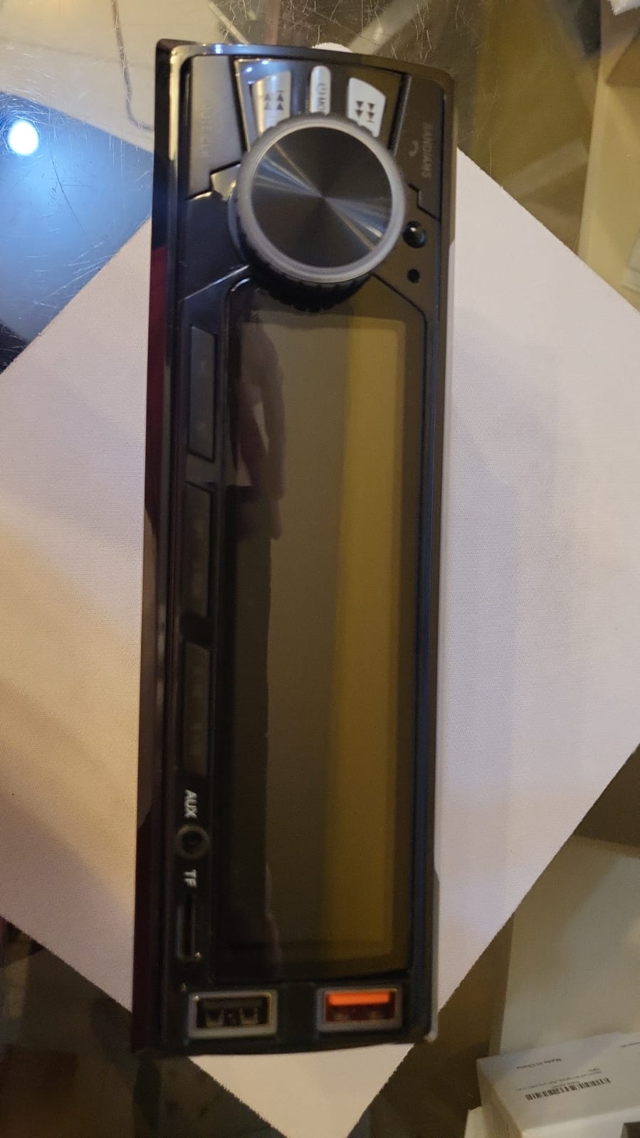 Reproductor multimedia para coche KW con Bluetooth, USADO.