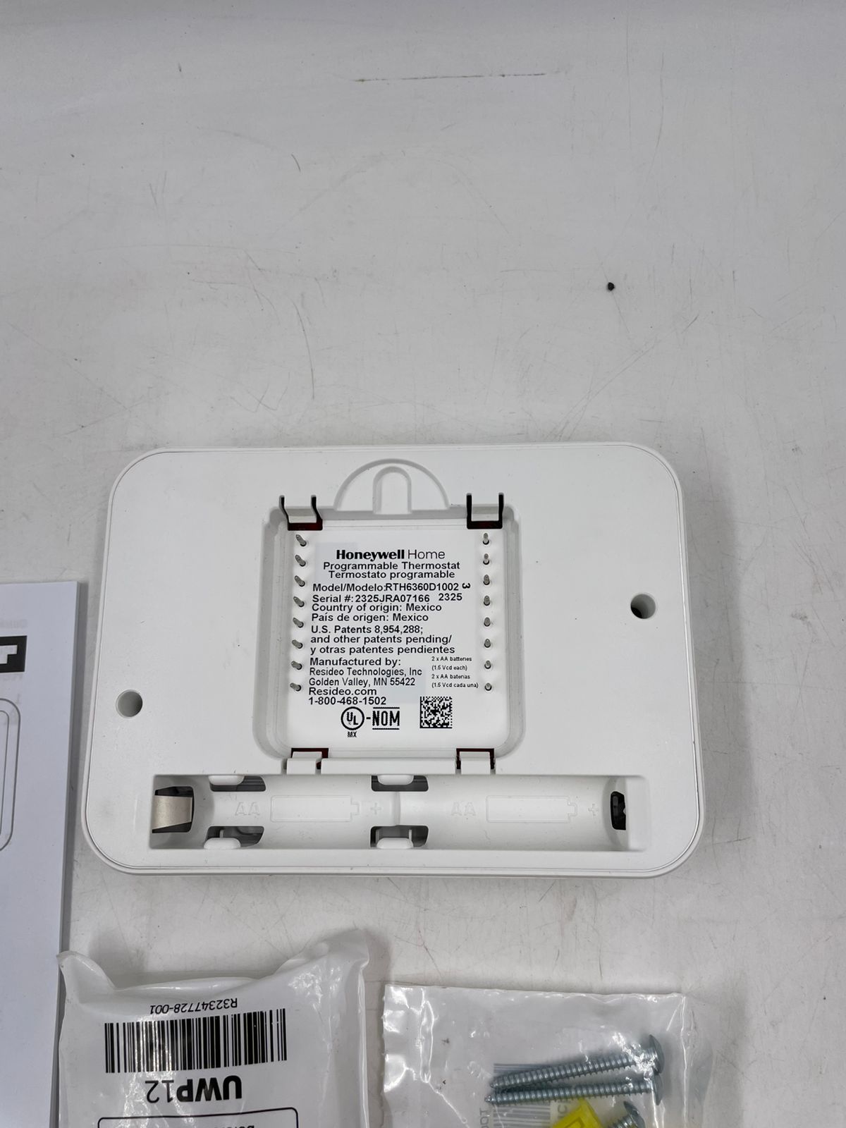 Termostato programable Honeywell Home RTH6360.(USADO)